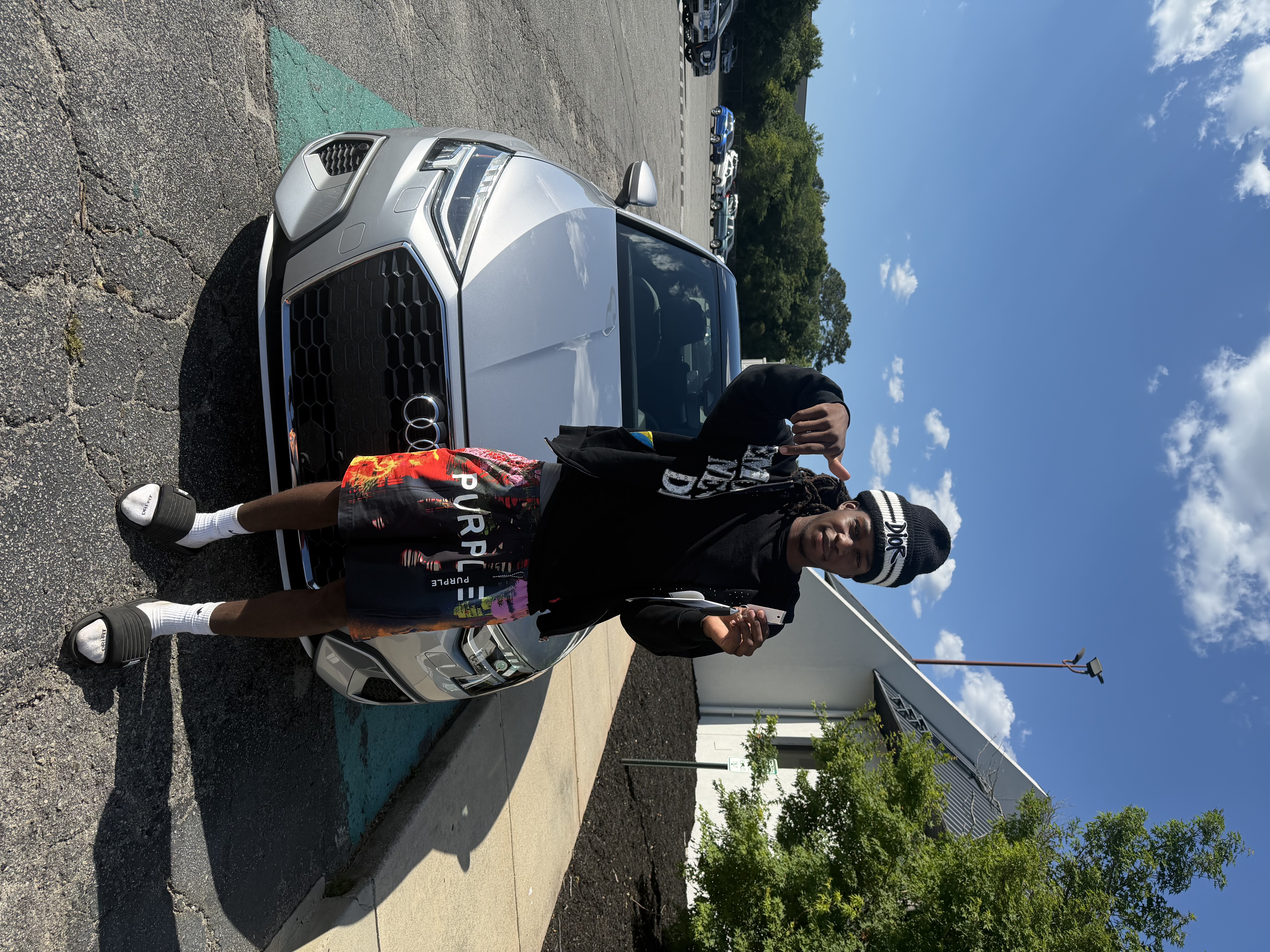 Customer taking delivery